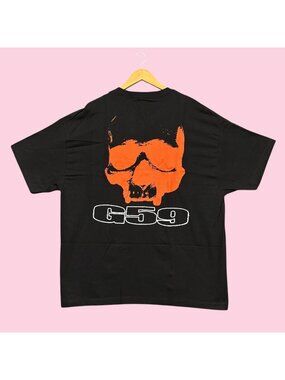 G59 Records x The Suicideboys Orange Skull Glow Logo Hip-Hop Tee XXL
